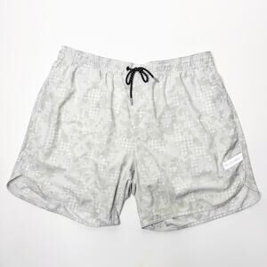 Legends Luka Shorts Mens XXL Gray White Camo 7” Lined Gym Running